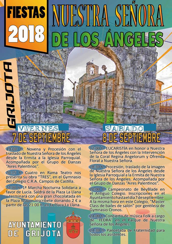 Fiestas en honor a Nuestra Señora de los Ángeles 2018 Grijota